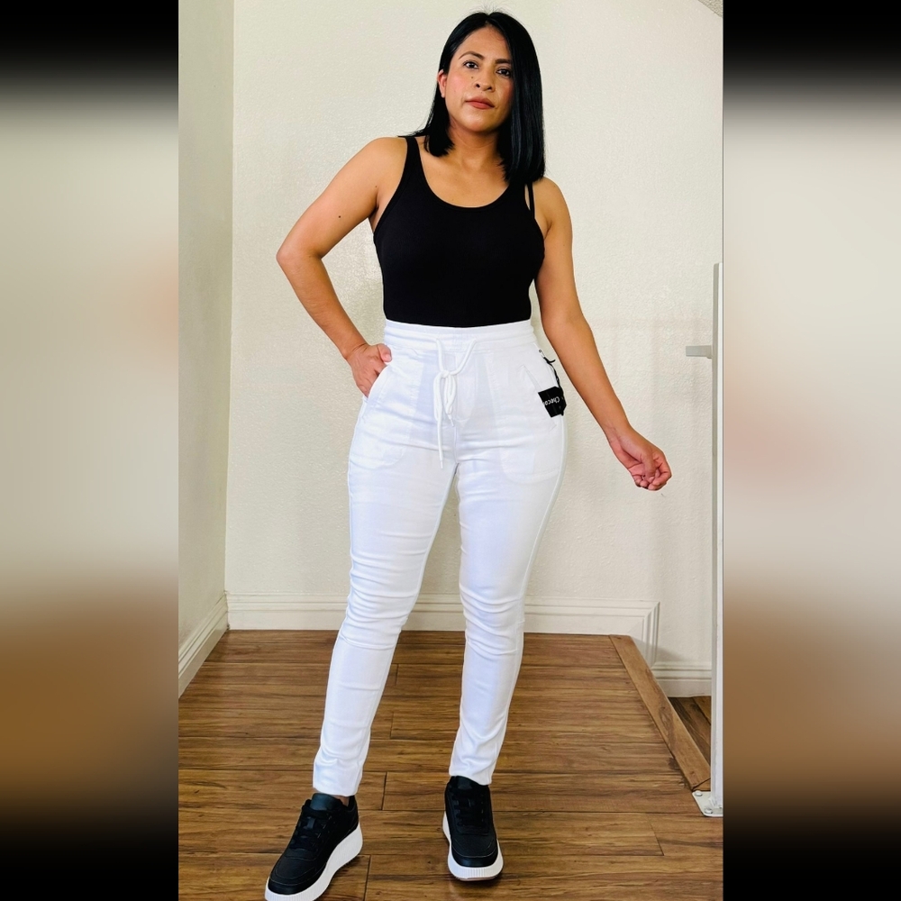 Women's Classic White Joggers